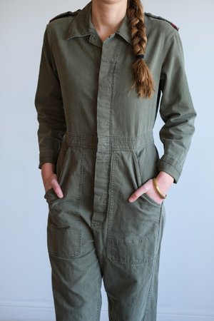 VINTAGE COVERALL - ARMY GREEN VINTAGE COVERALL - ARMY GREEN