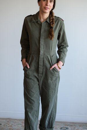 VINTAGE COVERALL - ARMY GREEN VINTAGE COVERALL - ARMY GREEN