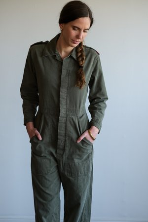 VINTAGE COVERALL - ARMY GREEN VINTAGE COVERALL - ARMY GREEN
