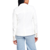 White+Warren Denim Blazer - White - Thumbnail 2