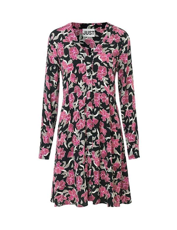Just Female Alda Dress Romantic Flower Aop Garmentory