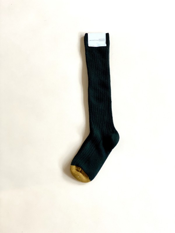 Hansel from Basel Skinny Rib Cashmere Knee-Hi Sock - Hunter Green Hansel from Basel Skinny Rib Cashmere Knee-Hi Sock - Hunter Green