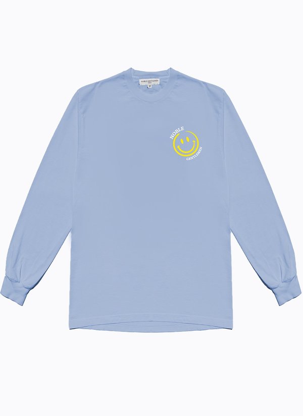 Noble Gentlemen Trading Co. Please & Thank You Long Sleeve Tee - Sky Blue Noble Gentlemen Trading Co. Please & Thank You Long Sleeve Tee - Sky Blue