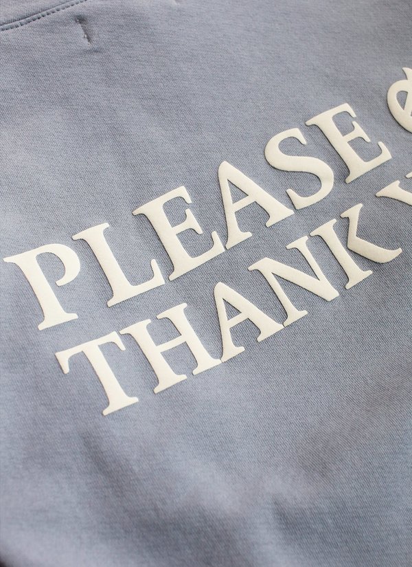 Noble Gentlemen Trading Co. Please & Thank You Long Sleeve Tee - Sky Blue Noble Gentlemen Trading Co. Please & Thank You Long Sleeve Tee - Sky Blue