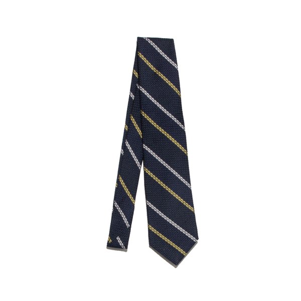 Freemans Sporting Club Freemans Necktie - Navy Stripe Freemans Sporting Club Freemans Necktie - Navy Stripe