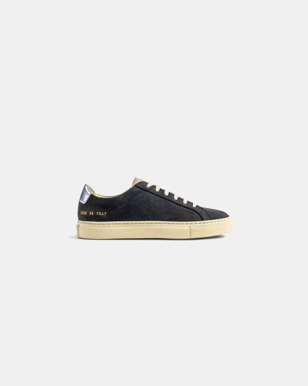 woman by common projects W Retro Low Special Edition - Black/Silver woman by common projects W Retro Low Special Edition - Black/Silver