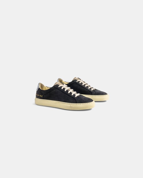 woman by common projects W Retro Low Special Edition - Black/Silver woman by common projects W Retro Low Special Edition - Black/Silver