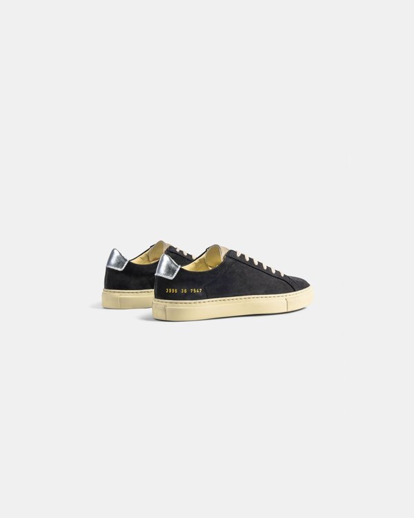 woman by common projects W Retro Low Special Edition - Black/Silver woman by common projects W Retro Low Special Edition - Black/Silver