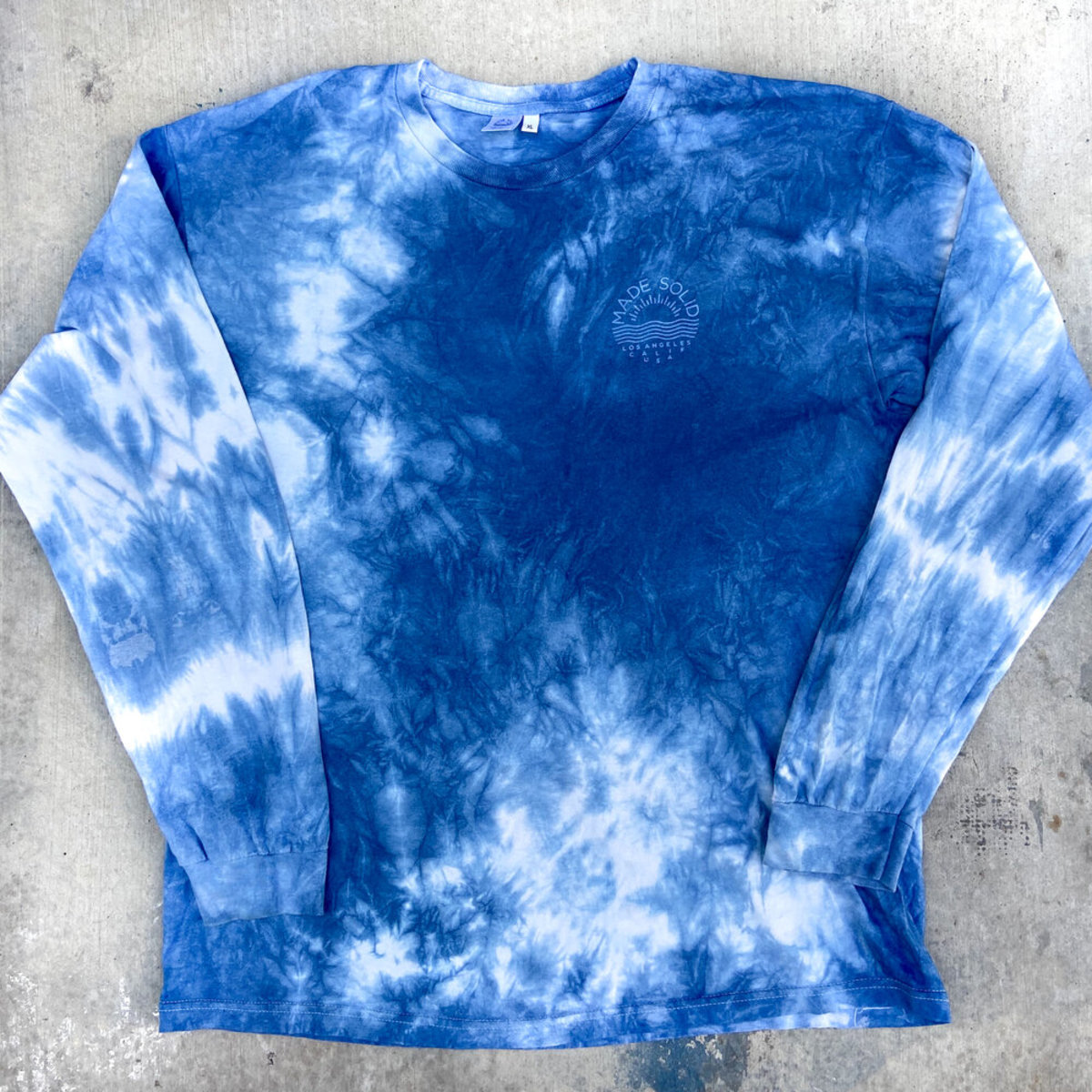 indigo tie dye shirt