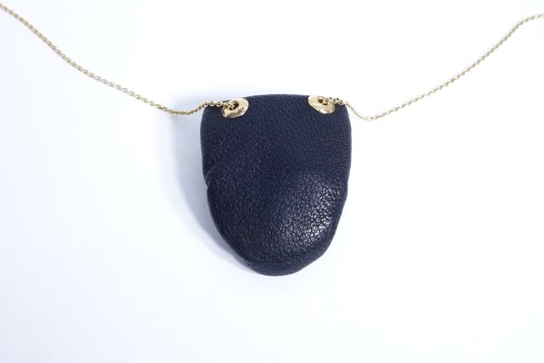 Talisman Floating Diamond Pouch Necklace Talisman Floating Diamond Pouch Necklace