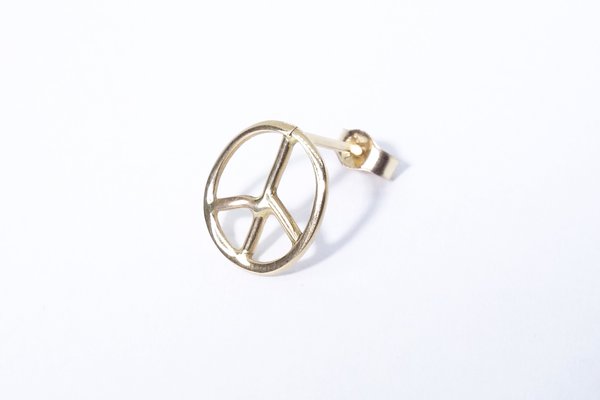 Talisman Peace Sign Stud Talisman Peace Sign Stud