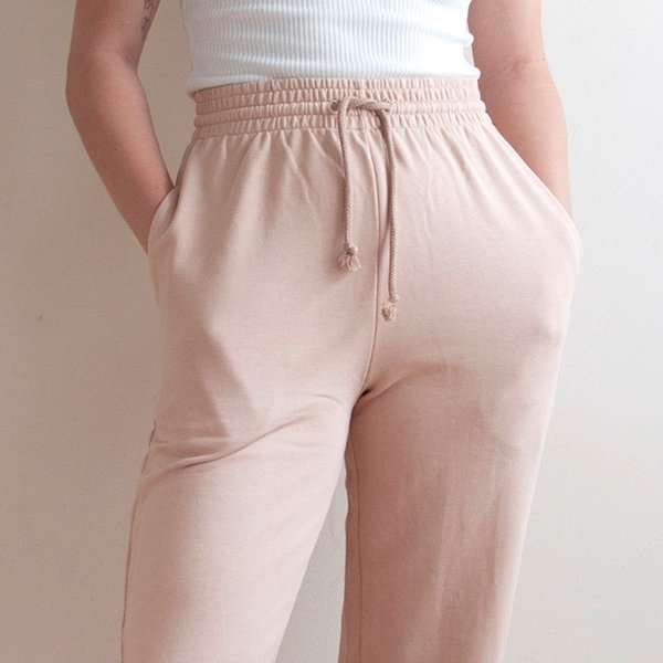 Baserange Italian Fleece Sweatpants - Nude Baserange Italian Fleece Sweatpants - Nude