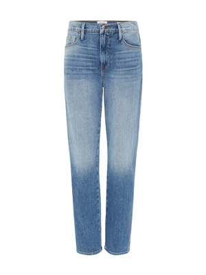 FRAME Denim Le Sylvie Slender Straight Jean - Light Denim FRAME Denim Le Sylvie Slender Straight Jean - Light Denim