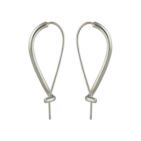 Quarry Large Triptych Earring - Solid silver Quarry Large Triptych Earring - Solid silver