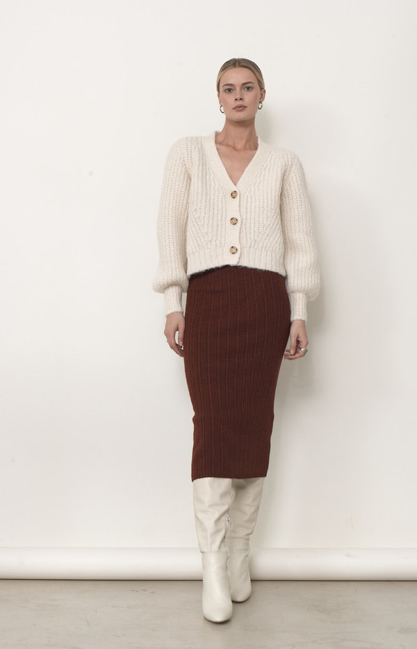 ELEVEN SIX SARA CARDI - IVORY ELEVEN SIX SARA CARDI - IVORY