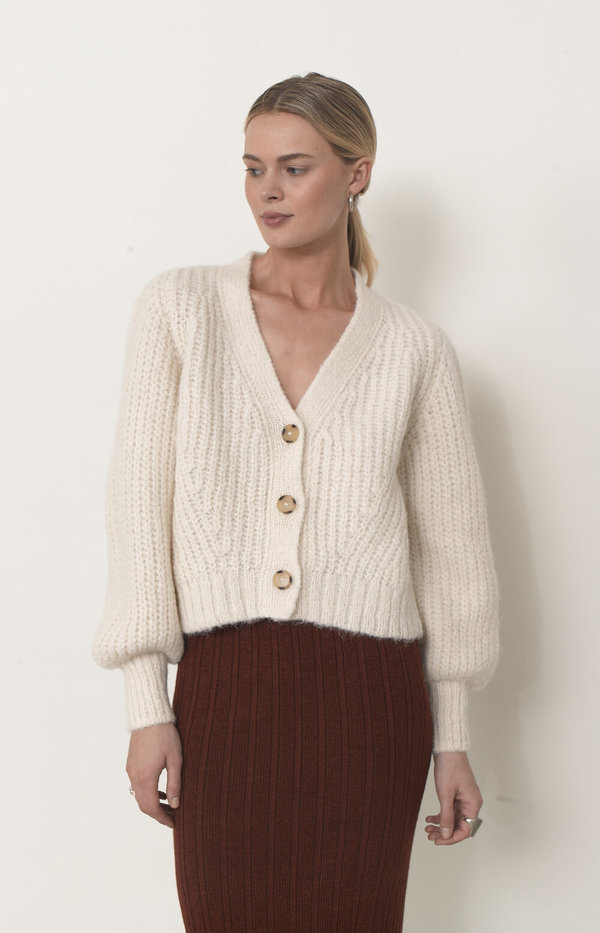 ELEVEN SIX SARA CARDI - IVORY ELEVEN SIX SARA CARDI - IVORY