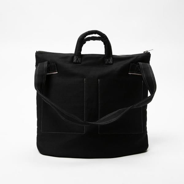 Neighborhood Porter x Indigo Dyed Denim Tote Bag - Black | Garmentory