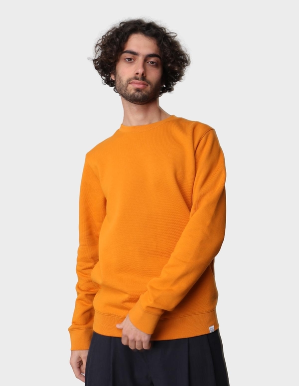 Norse Projects Vagn Classic Crewneck - Cadmium Orange Norse Projects Vagn Classic Crewneck - Cadmium Orange