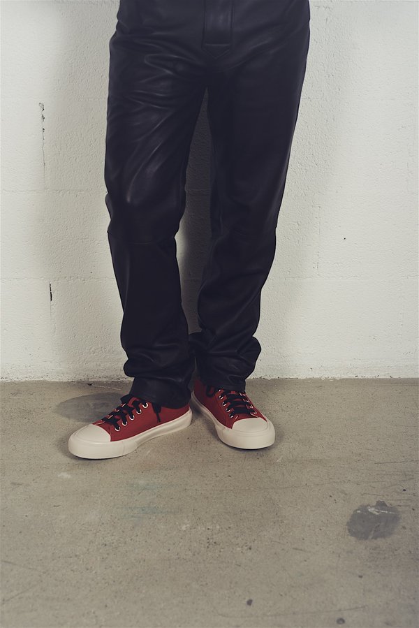 article nº Linen Canvas Sneaker - red article nº Linen Canvas Sneaker - red