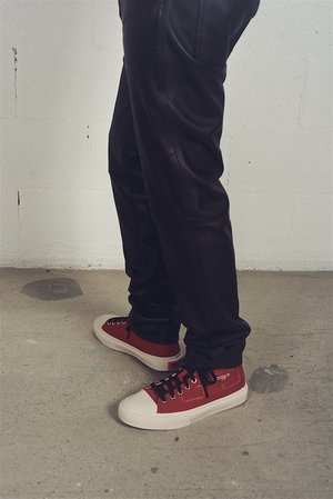 article nº Linen Canvas Sneaker - red article nº Linen Canvas Sneaker - red