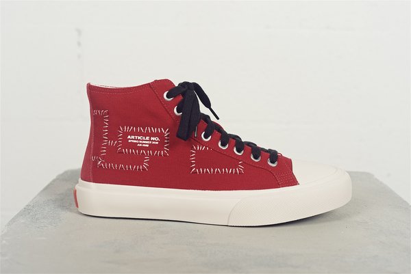 article nº Linen Canvas Sneaker - red article nº Linen Canvas Sneaker - red