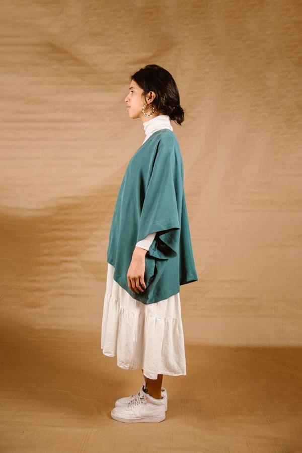 Meçlâ Short Nahida Robe - Sky Blue Meçlâ Short Nahida Robe - Sky Blue