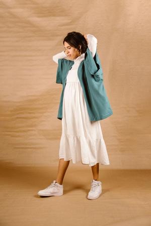Meçlâ Short Nahida Robe - Sky Blue Meçlâ Short Nahida Robe - Sky Blue