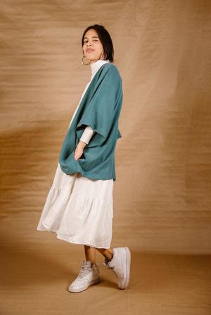 Meçlâ Short Nahida Robe - Sky Blue Meçlâ Short Nahida Robe - Sky Blue