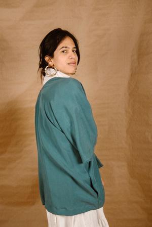 Meçlâ Short Nahida Robe - Sky Blue Meçlâ Short Nahida Robe - Sky Blue