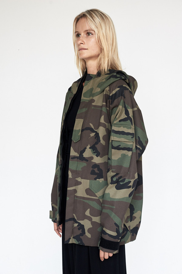 Cotton Camouflage Storm Coat Cotton Camouflage Storm Coat