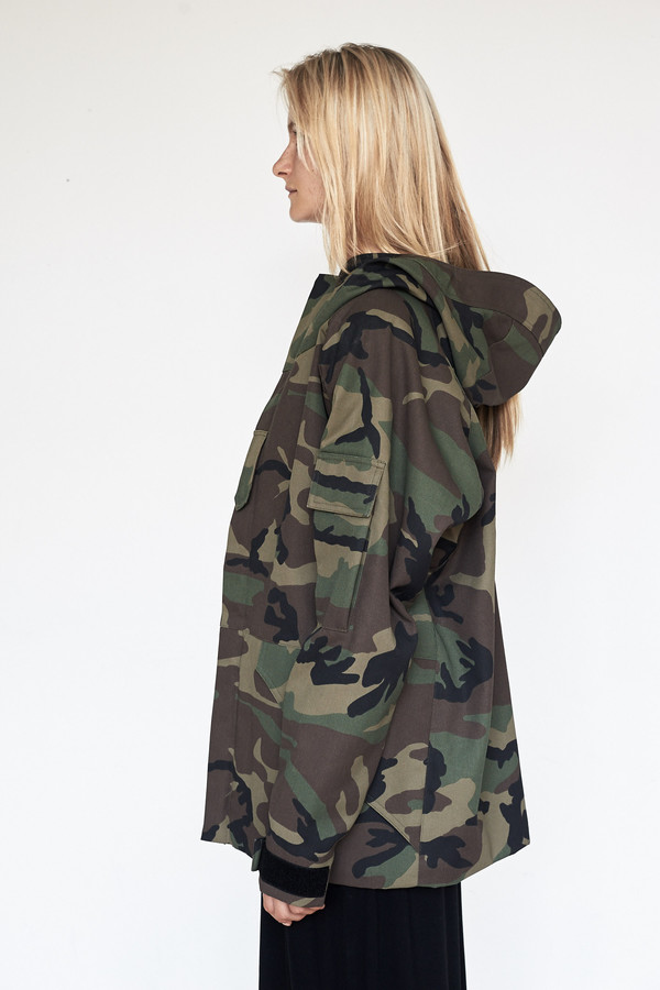 Cotton Camouflage Storm Coat Cotton Camouflage Storm Coat
