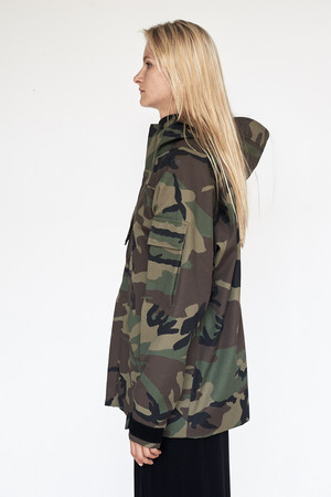 Cotton Camouflage Storm Coat Cotton Camouflage Storm Coat