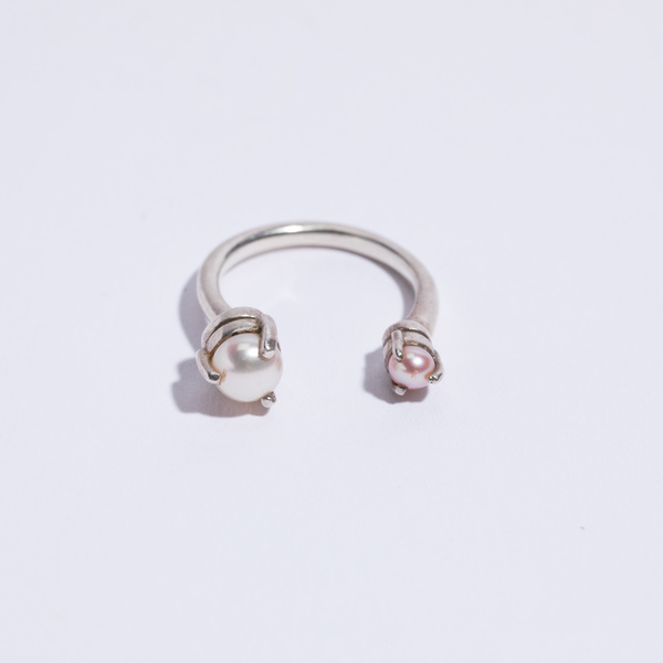 Aesa Crazy Wave Ring - sterling silver Aesa Crazy Wave Ring - sterling silver