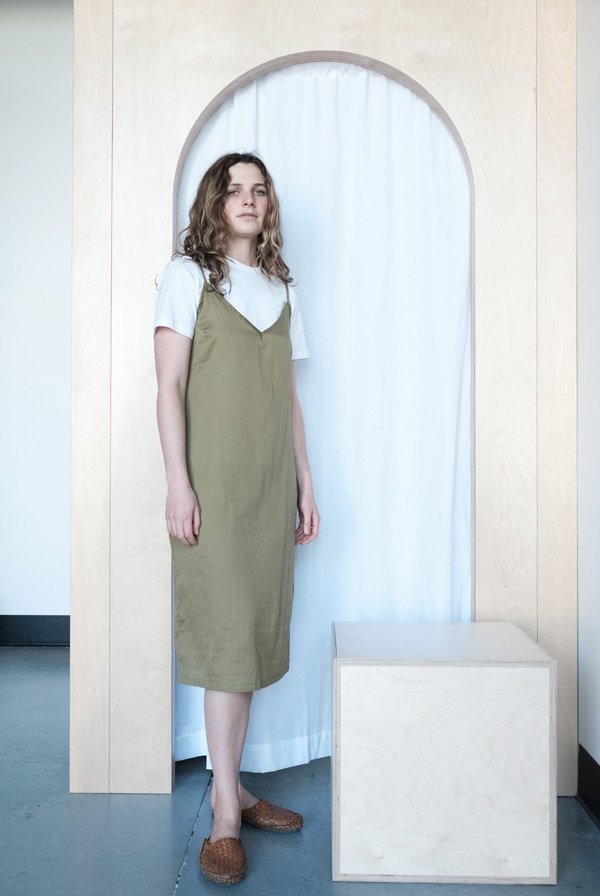 Gravel & Gold Erra Dress - Grass Gravel & Gold Erra Dress - Grass