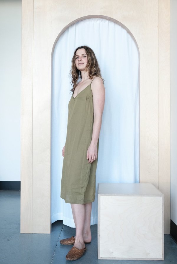 Gravel & Gold Erra Dress - Grass Gravel & Gold Erra Dress - Grass