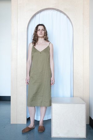 Gravel & Gold Erra Dress - Grass Gravel & Gold Erra Dress - Grass
