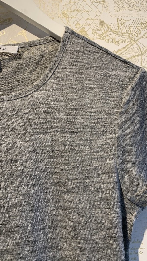 FRAME Denim Classic Linen Tee - grey FRAME Denim Classic Linen Tee - grey