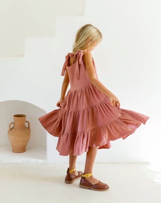 yoli & otis JAANA Dress〔blush〕 5y Kids Yoli & Otis Janna Dress - Blush | Garmentory