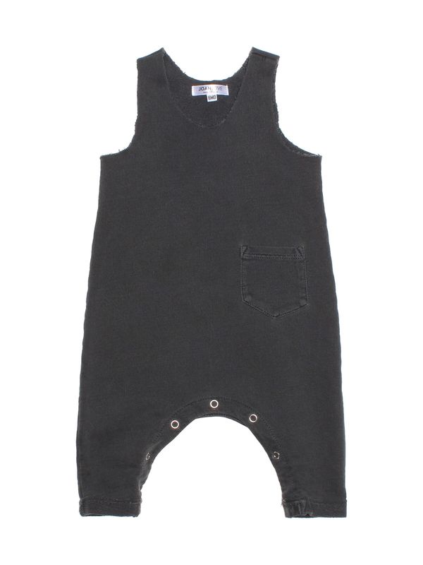 kids Joah Love Hugo Romper - Vintage Black kids Joah Love Hugo Romper - Vintage Black
