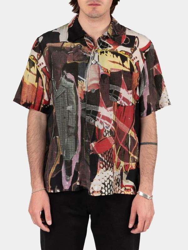 Our Legacy Box Shirt Shortsleeve - Peace Crowd | Garmentory