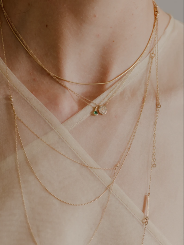 blanca monrós gómez mabel necklace - 14k gold blanca monrós gómez mabel necklace - 14k gold