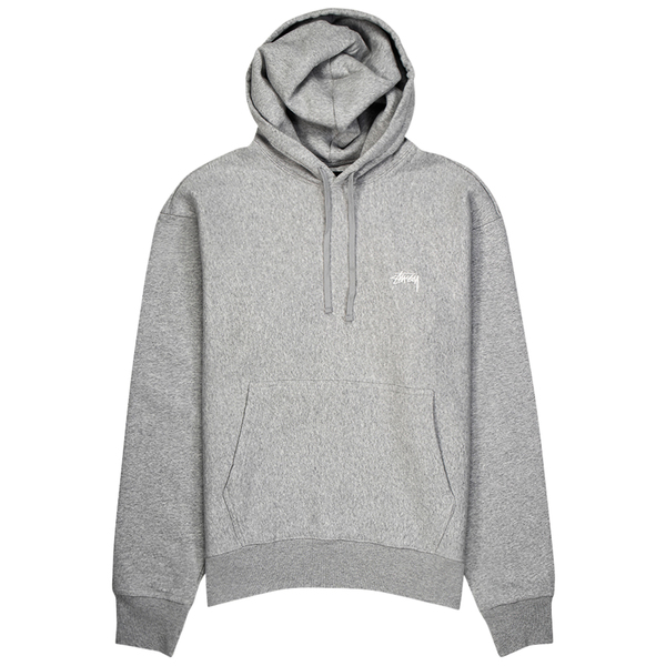 Stüssy stussy logo hood - Grey Heather Stüssy stussy logo hood - Grey Heather