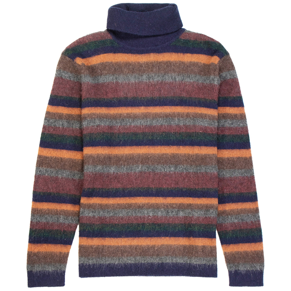 NN07 john roll neck 6352 - Navy Multi NN07 john roll neck 6352 - Navy Multi