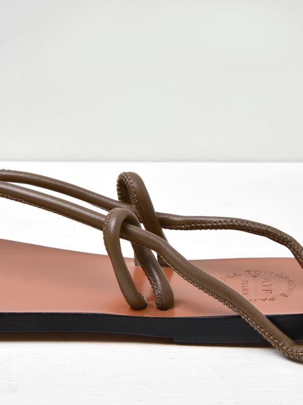 ATP Atelier ALEZIO - KHAKI BROWN NAPPA ATP Atelier ALEZIO - KHAKI BROWN NAPPA