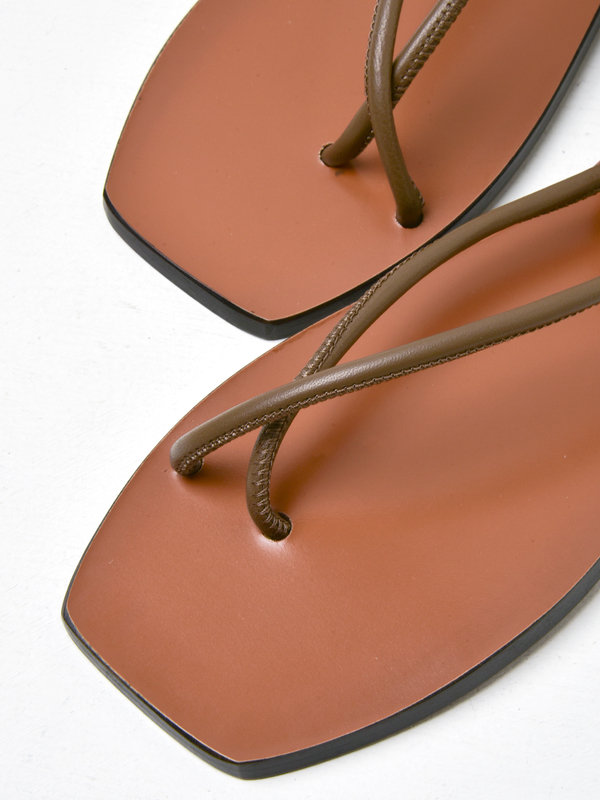 ATP Atelier ALEZIO - KHAKI BROWN NAPPA ATP Atelier ALEZIO - KHAKI BROWN NAPPA