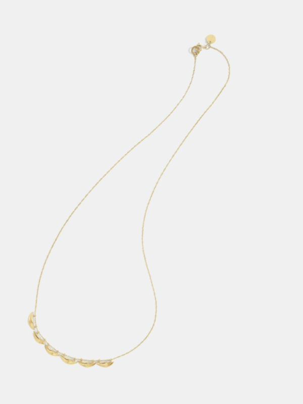 blanca monrós gómez six fin necklace - 14k gold blanca monrós gómez six fin necklace - 14k gold