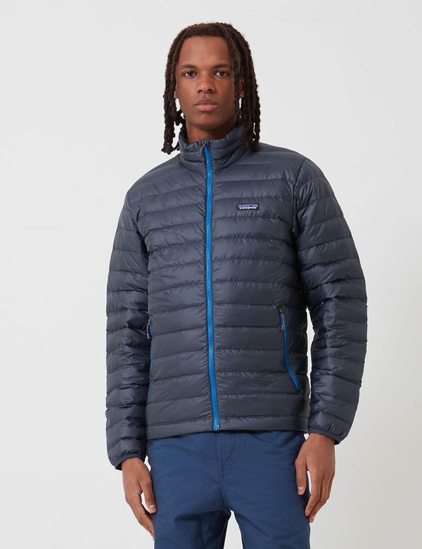 Patagonia Down Sweater Insulated Jacket - Smolder Blue/Andes Blue Patagonia Down Sweater Insulated Jacket - Smolder Blue/Andes Blue