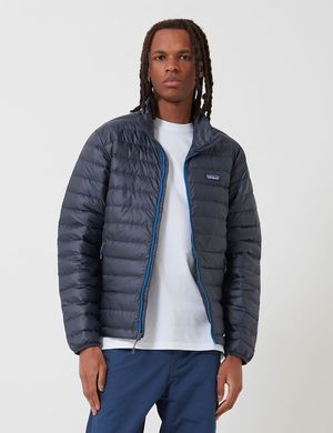 Patagonia Down Sweater Insulated Jacket - Smolder Blue/Andes Blue Patagonia Down Sweater Insulated Jacket - Smolder Blue/Andes Blue