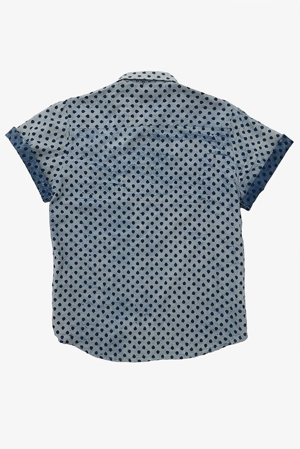 Raga Man Indigo SS Button Down Shirt - Drops Raga Man Indigo SS Button Down Shirt - Drops