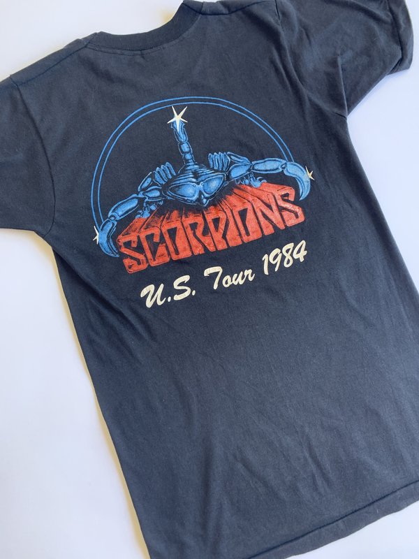 VINTAGE 1984 SCORPIONS LOVE AT FIRST STING U.S. TOUR TEE | Garmentory